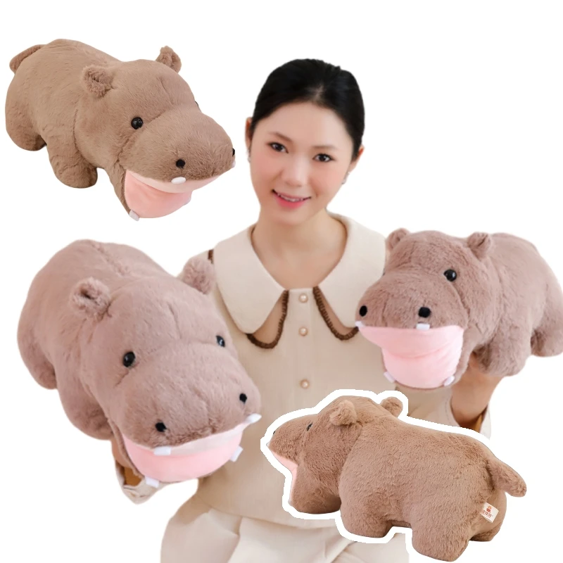 Kawaii simulation baby hippo plush doll Soft feel plush toys decorate the room the best gift for children
Kawaii simulation baby hippo plush doll Soft feel plush toys decorate the room the best gift for children