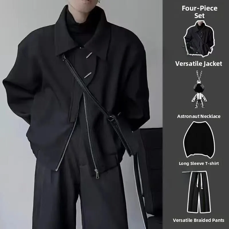 k Design Korean Sle Pilot Jaet Men's Casual Straight Leg Pants Long Sve Autumn Outerwear No Brand
k Design Korean Sle Pilot Jaet Men's Casual Straight Leg Pants Long Sve Autumn Outerwear No Brand