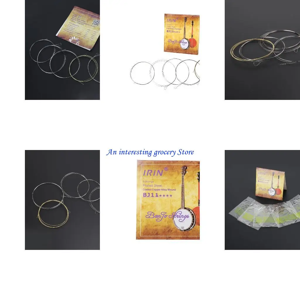 652D Stainless Coated Copper Alloy Wound String Sweet Sound Banjo Parts Accessory
652D Stainless Coated Copper Alloy Wound String Sweet Sound Banjo Parts Accessory