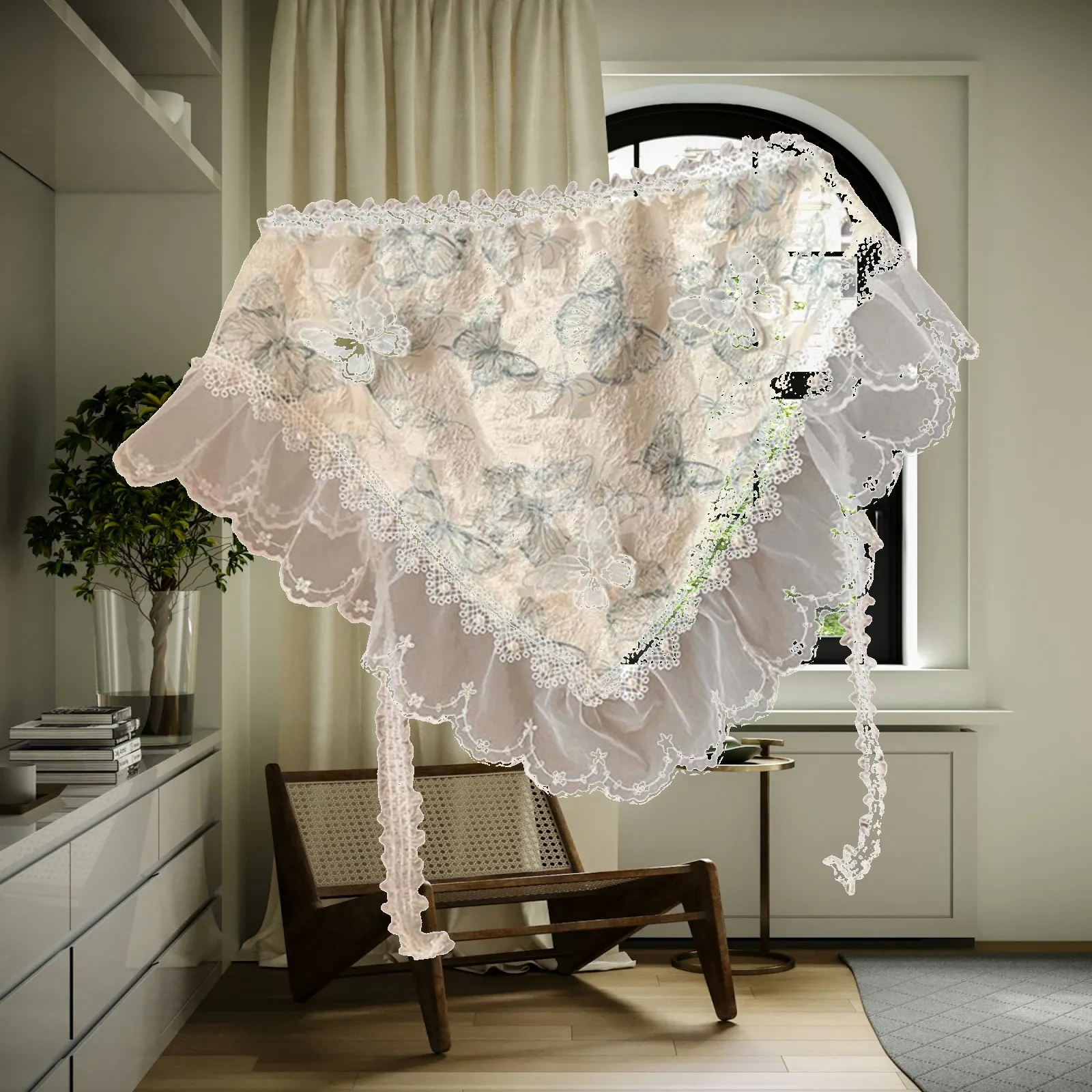 Lace Butterfly Hair Scarf Bandana Stylish for Daily Wear Holiday Vacation Travel
Lace Butterfly Hair Scarf Bandana Stylish for Daily Wear Holiday Vacation Travel