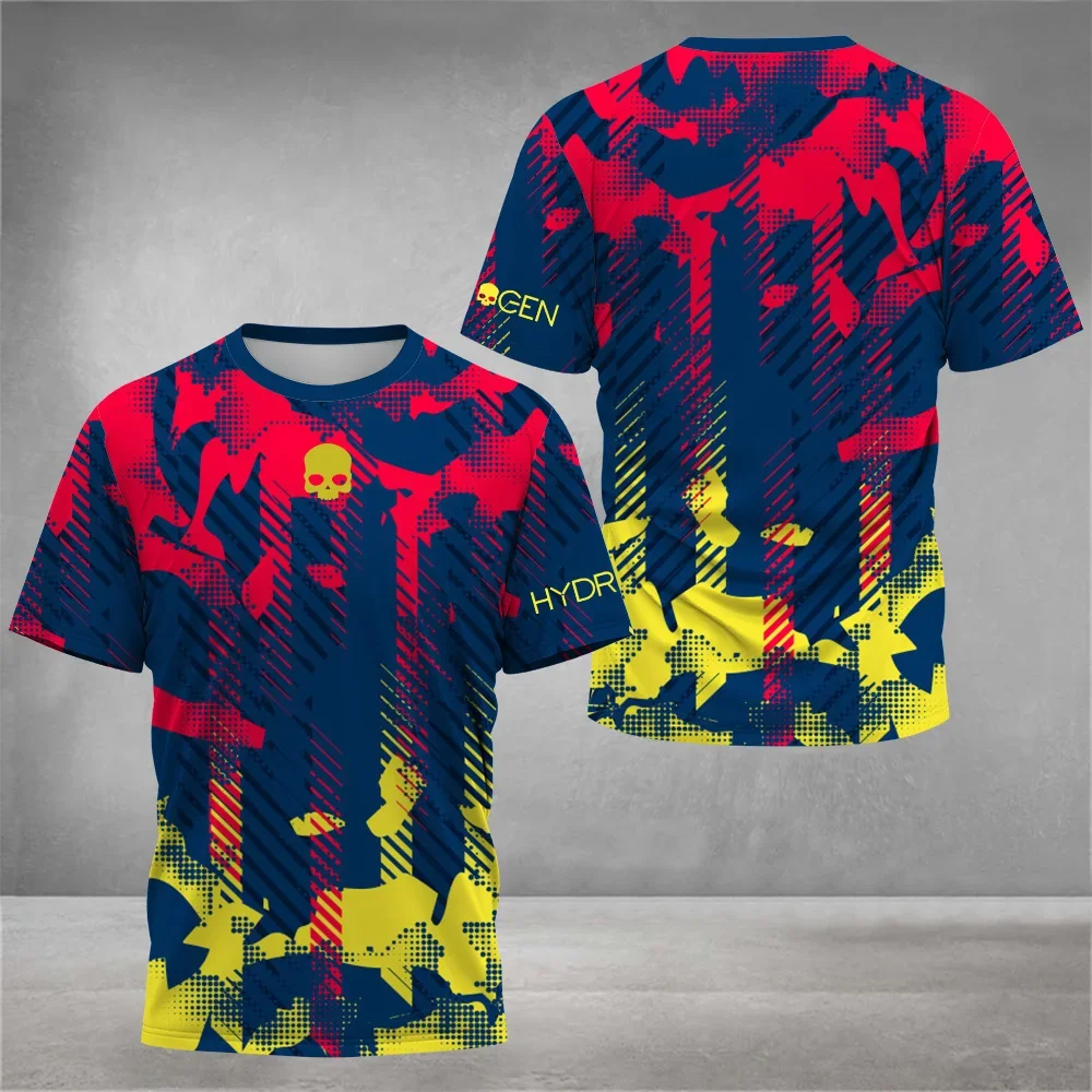 Летняя мужская футболка с круглым вырезом и коротким рукавом с красочным принтом, теннисная футболка для бега, бадминтона, повседневная свободная спортивная одежда на открытом воздухе
Летняя мужская футболка с круглым вырезом и коротким рукавом с красочным принтом, теннисная футболка для бега, бадминтона, повседневная свободная спортивная одежда на открытом воздухе