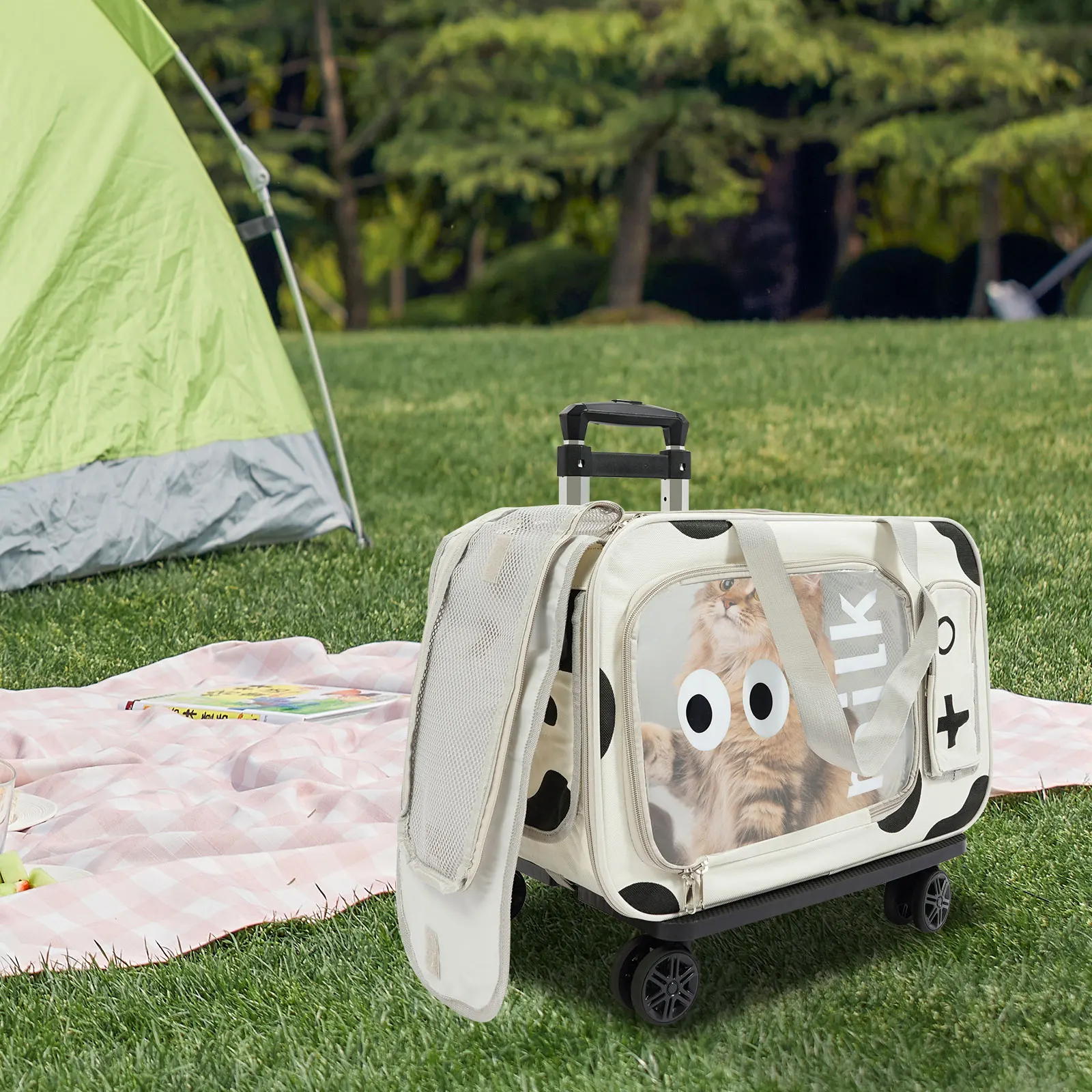 Pets Go Out with Portable Trolley Cases Suitcases for carrying cats up to 22.05 lbs small dogs up to 16.53 lbs
Pets Go Out with Portable Trolley Cases Suitcases for carrying cats up to 22.05 lbs small dogs up to 16.53 lbs