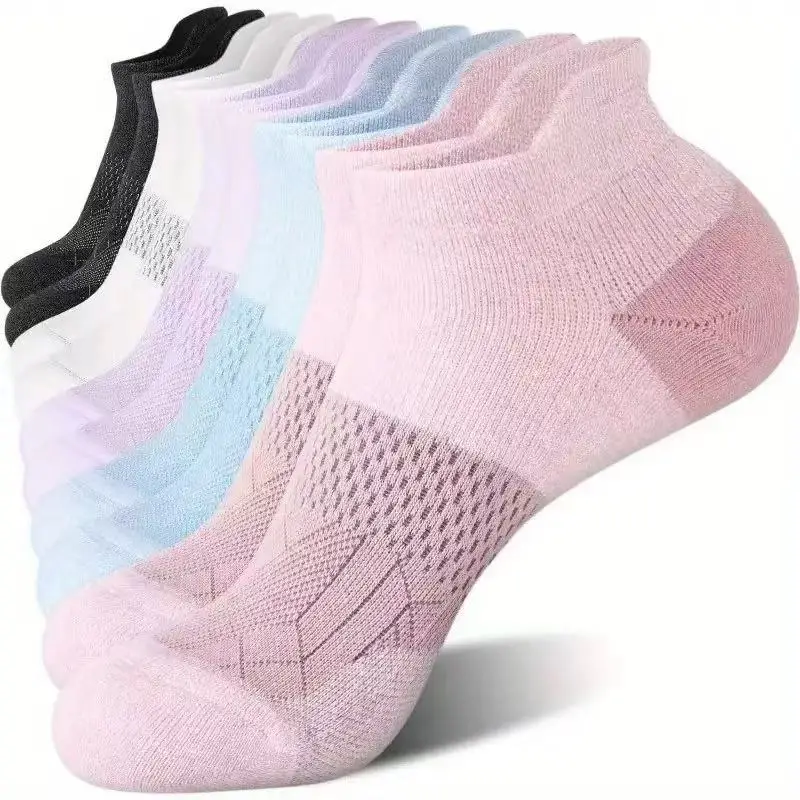 10 Pairs Women's Breathable Mesh Ankle Socks Multi-color Sport Socks Sweat-absorbing Running Socks for Gym & Daily
10 Pairs Women's Breathable Mesh Ankle Socks Multi-color Sport Socks Sweat-absorbing Running Socks for Gym & Daily