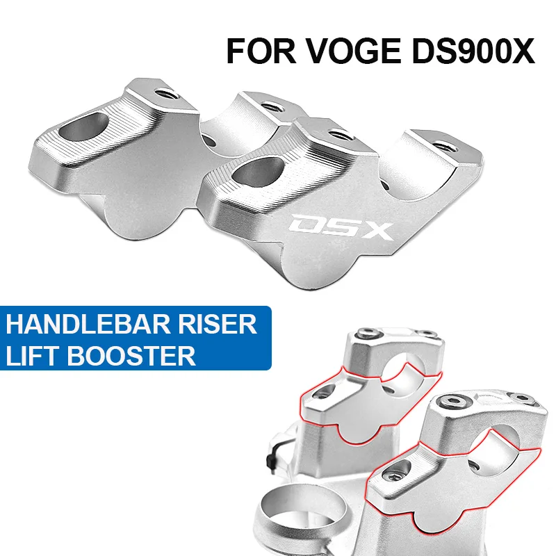 For Voge DS900X DS900 DSX Handlebar Riser Lift Booster ds900 dsx900 dsx ds900x CNC Handlebar Clamp Heightening Weights Extension
For Voge DS900X DS900 DSX Handlebar Riser Lift Booster ds900 dsx900 dsx ds900x CNC Handlebar Clamp Heightening Weights Extension
