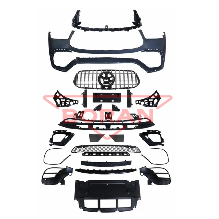 High Quality Front Bumper Grille Body Kits GLE Coupe W167 Upgrade GLE63 Style Bodykit for Mercedes-Benz 2019+
High Quality Front Bumper Grille Body Kits GLE Coupe W167 Upgrade GLE63 Style Bodykit for Mercedes-Benz 2019+
