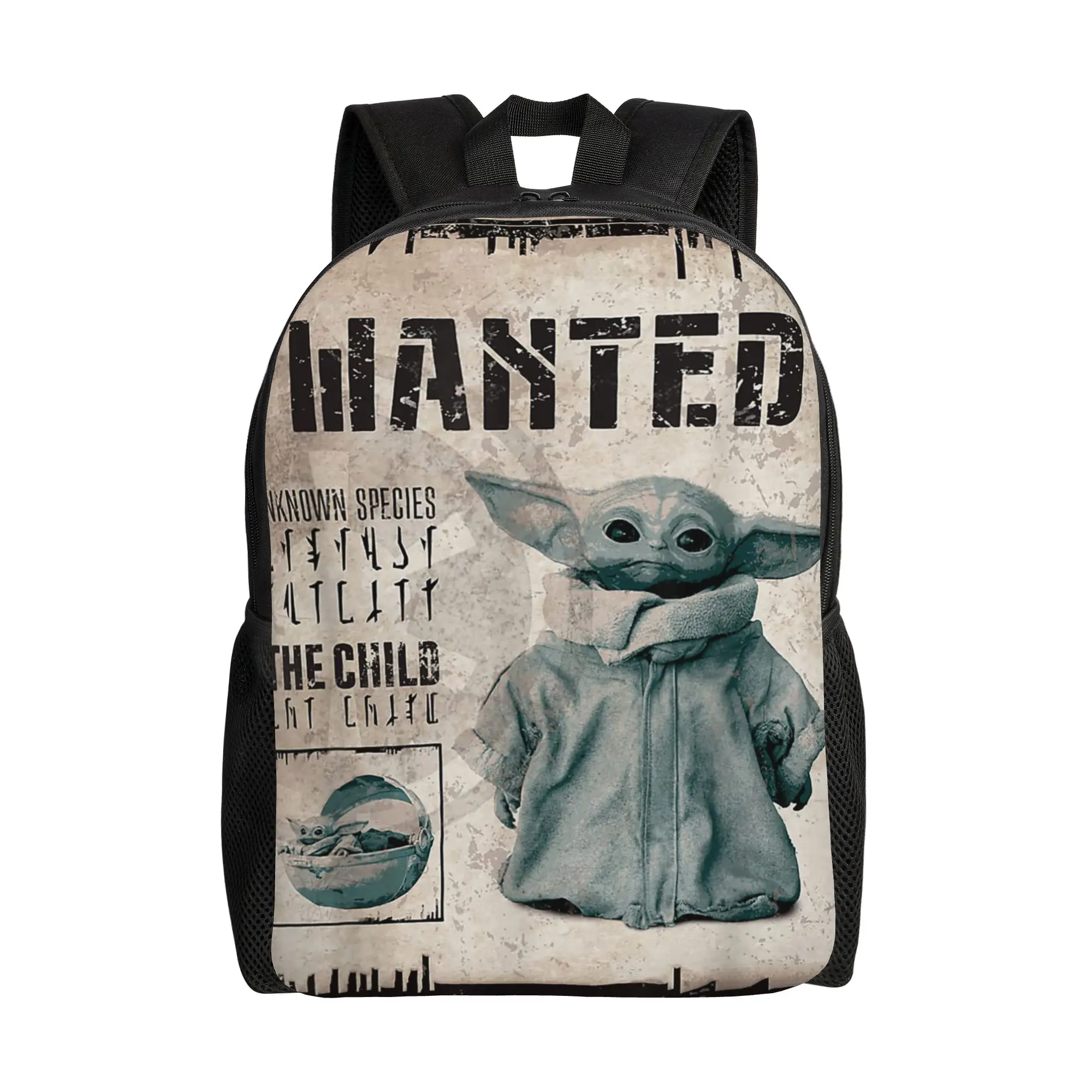Manda-lorians Child Yoda Wanted Casual Backpack Outdoor Student Work Daypack for Men Women Laptop Computer Shoulder Bag
Manda-lorians Child Yoda Wanted Casual Backpack Outdoor Student Work Daypack for Men Women Laptop Computer Shoulder Bag