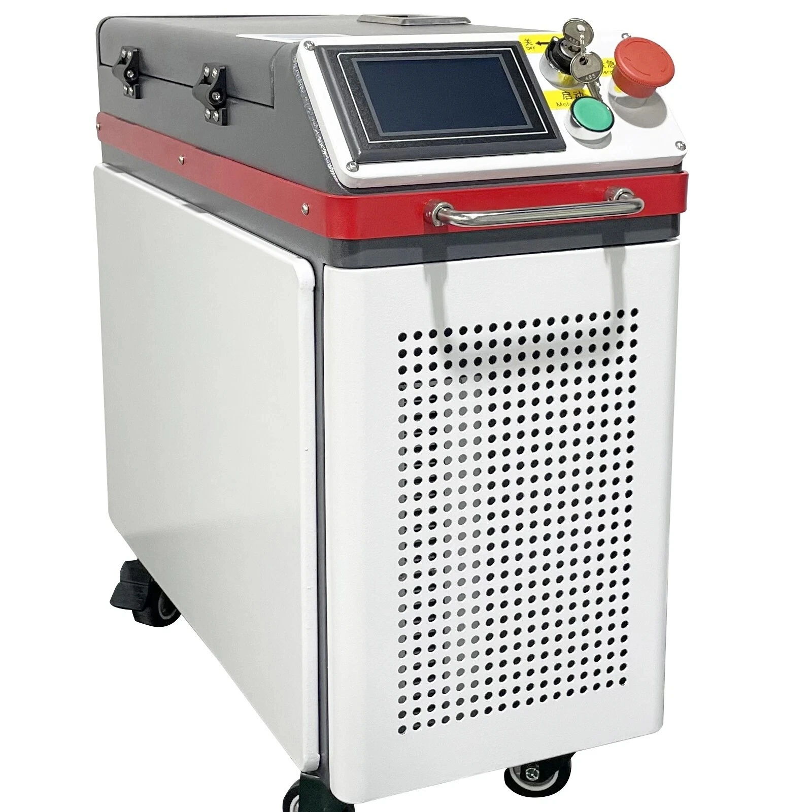 2000W Pulse Fiber Laser Cleaning Machine New Small Rust Stainless Steel Metal Oil Graffiti Effective Aluminum Removal 0-5m/h
2000W Pulse Fiber Laser Cleaning Machine New Small Rust Stainless Steel Metal Oil Graffiti Effective Aluminum Removal 0-5m/h