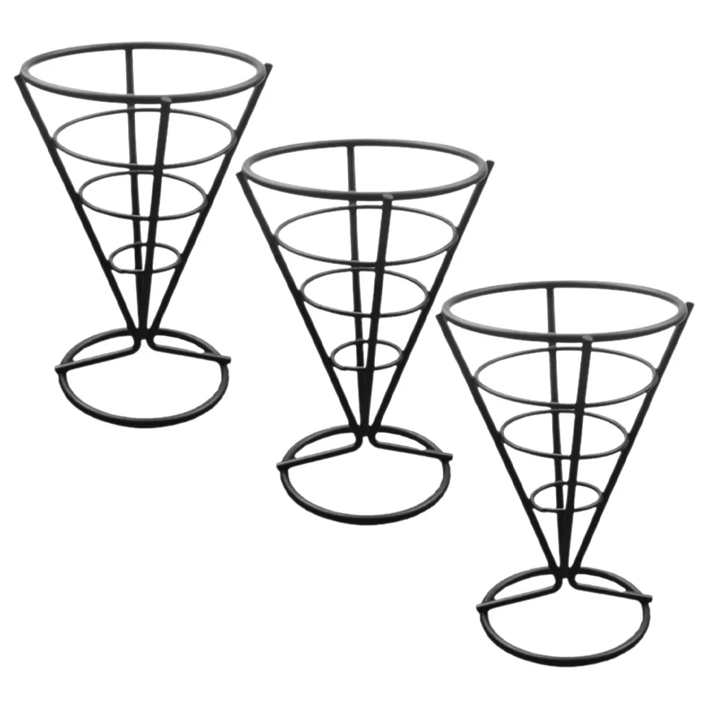 3 Pcs Cone Snack Holder Fries French Basket Cups Stands Appetizer Serving Charcuterie Food Items
3 Pcs Cone Snack Holder Fries French Basket Cups Stands Appetizer Serving Charcuterie Food Items