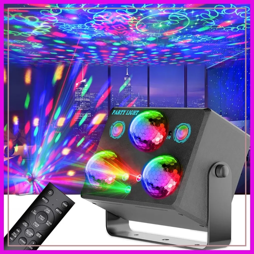 Party Lights Disco DJ Strobe Light Sound Activated with Remote Control for Stage Club Dance Home
Party Lights Disco DJ Strobe Light Sound Activated with Remote Control for Stage Club Dance Home