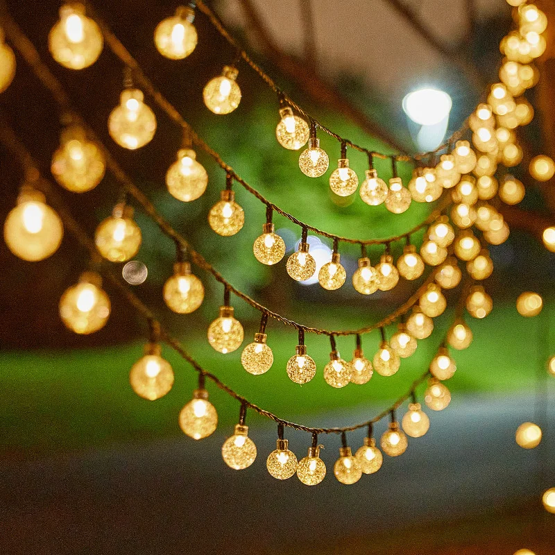 Battery Powered Garland LED Ball String Lights for Tree Indoor Wedding Home Decoration Lamp Fairy Light Bauble LED String Lights
Battery Powered Garland LED Ball String Lights for Tree Indoor Wedding Home Decoration Lamp Fairy Light Bauble LED String Lights