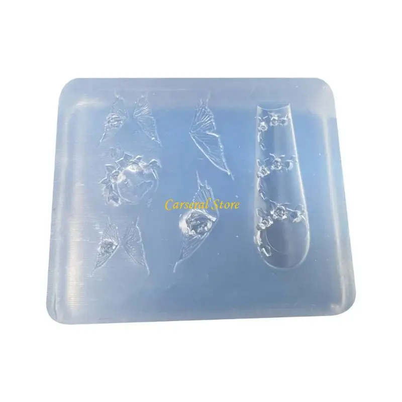 M4YF High Transparency Art Decorations Mold With Butterfly Rose Floral Relief Design DIY Crafting Accessory
M4YF High Transparency Art Decorations Mold With Butterfly Rose Floral Relief Design DIY Crafting Accessory