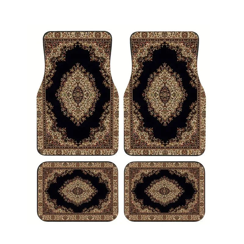 Black Beige Persian Center Medallion Car Floor Mats 4pcs Classic Luxury Style Universal Auto Foot Mats Non-slip Anti-dirt Carpet
Black Beige Persian Center Medallion Car Floor Mats 4pcs Classic Luxury Style Universal Auto Foot Mats Non-slip Anti-dirt Carpet