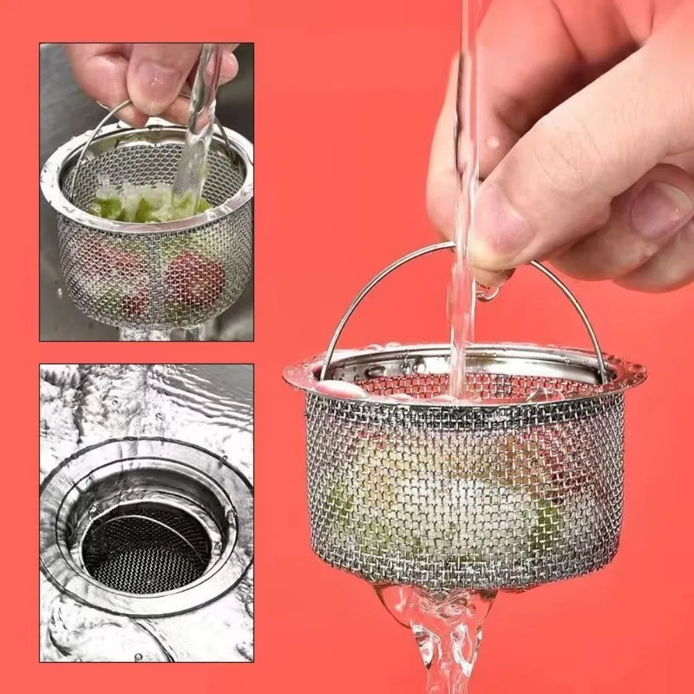 Dureble Stainless Steel Sink Drain Filter Fine Net With Pull Rod Kitchen Sink Filter Mesh Thicken Shower Hair Catcher Kitchen
Dureble Stainless Steel Sink Drain Filter Fine Net With Pull Rod Kitchen Sink Filter Mesh Thicken Shower Hair Catcher Kitchen