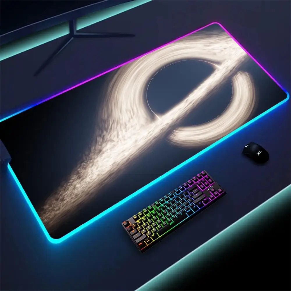 Коврик для мыши с черным отверстием Interstellar, чехол для клавиатуры RGB, красочный коврик для мыши со светодиодной подсветкой, коврик для киберспорта, компьютерный геймерский светящийся настольный коврик
Коврик для мыши с черным отверстием Interstellar, чехол для клавиатуры RGB, красочный коврик для мыши со светодиодной подсветкой, коврик для киберспорта, компьютерный геймерский светящийся настольный коврик