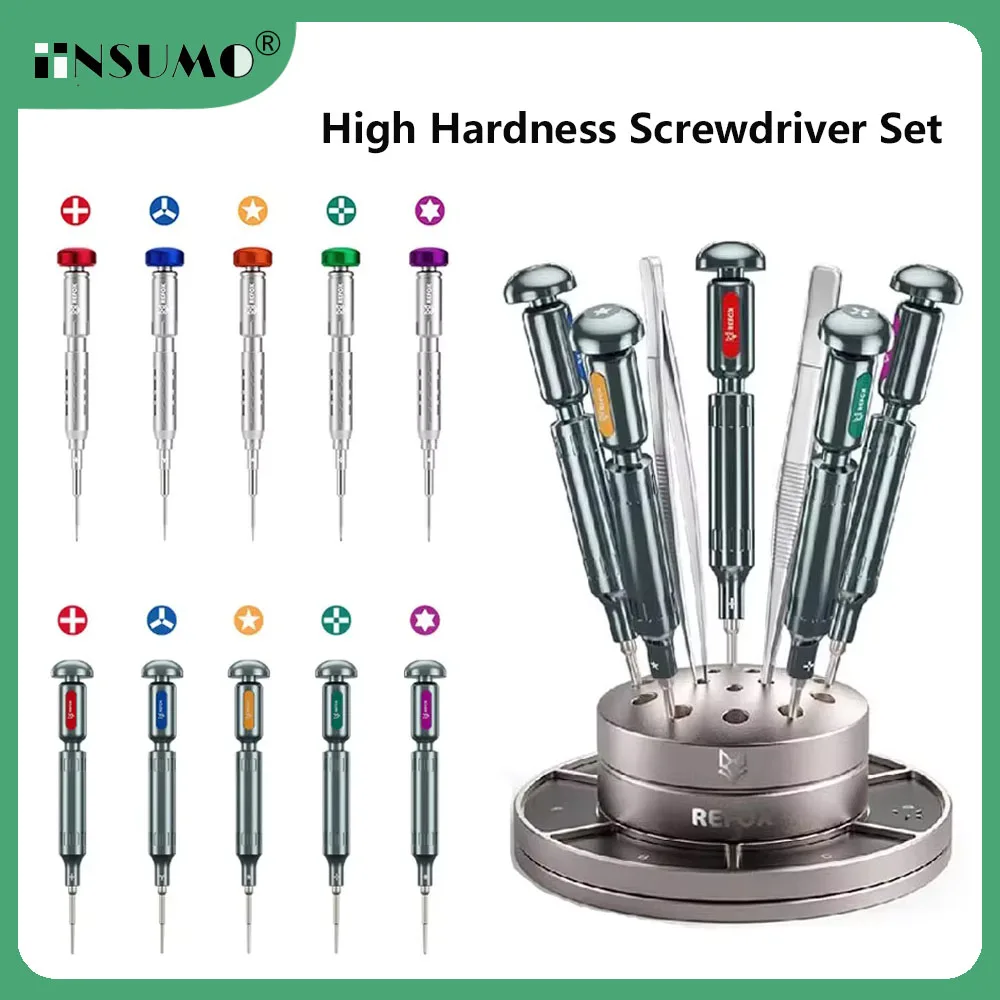 REFOX RS3 3D RS2 2D High Hardness Screwdriver Set for iPhone Macbook Disassembly Repair Screwdriver Separation Repair Tool
REFOX RS3 3D RS2 2D High Hardness Screwdriver Set for iPhone Macbook Disassembly Repair Screwdriver Separation Repair Tool