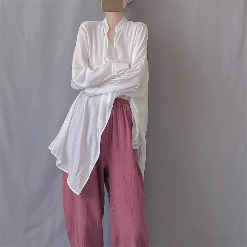 customized Modern classical dance training outfit Tencel irregular mid length shirt women's loose long sleeved latin dance top
customized Modern classical dance training outfit Tencel irregular mid length shirt women's loose long sleeved latin dance top