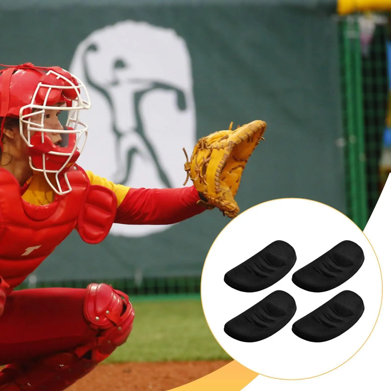 4Pcs Softball Fielder Facemask Chin Cup Breahable Comfortable, Catchers Mask, Chin Pad Protection Guard Face Guard, Chin Padding
4Pcs Softball Fielder Facemask Chin Cup Breahable Comfortable, Catchers Mask, Chin Pad Protection Guard Face Guard, Chin Padding