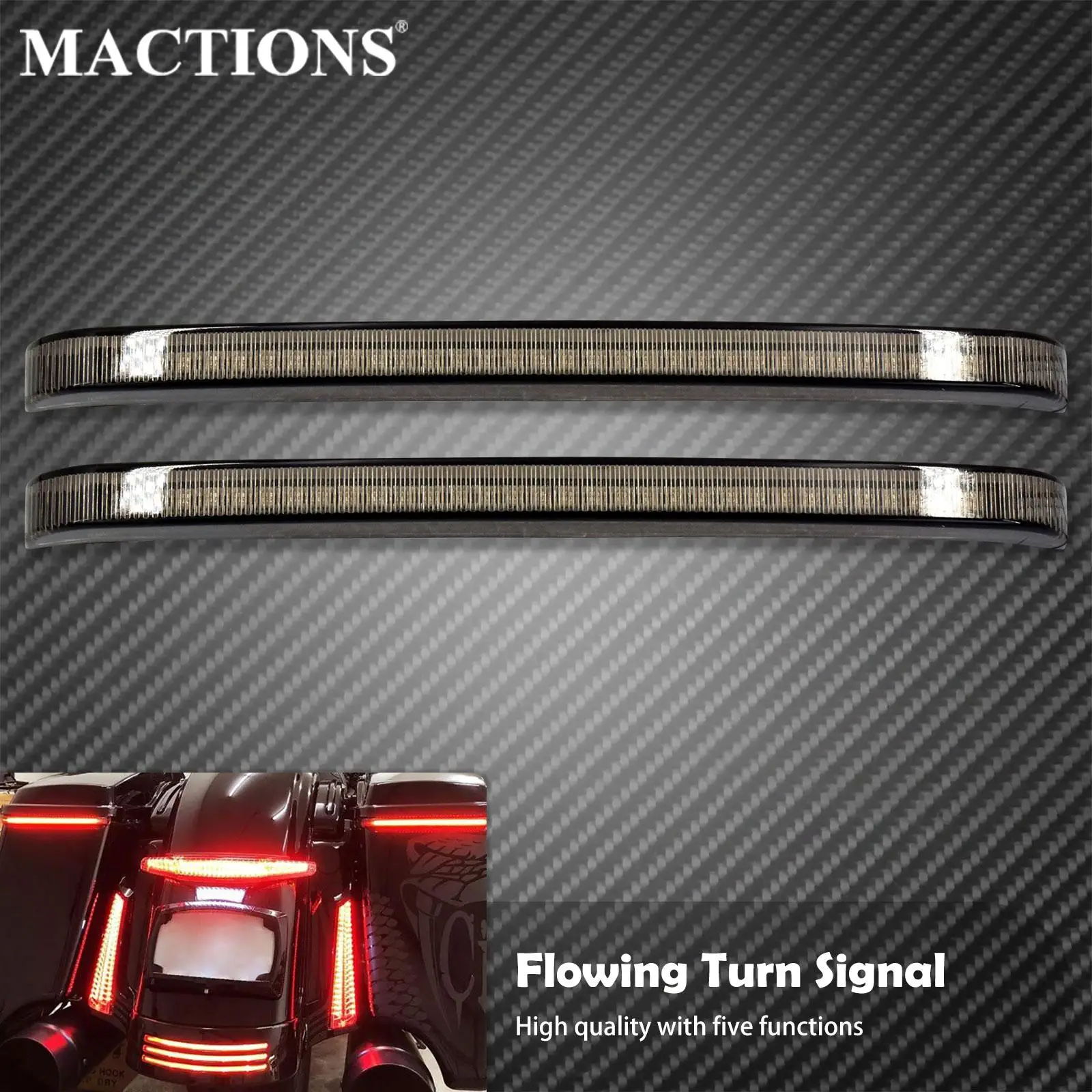 Motorcycle Saddlebag Flowing LED Brake Turn Signal Indicator Light For Harley Touring Road Glide Electra Glide 2014-2022 2023
Motorcycle Saddlebag Flowing LED Brake Turn Signal Indicator Light For Harley Touring Road Glide Electra Glide 2014-2022 2023