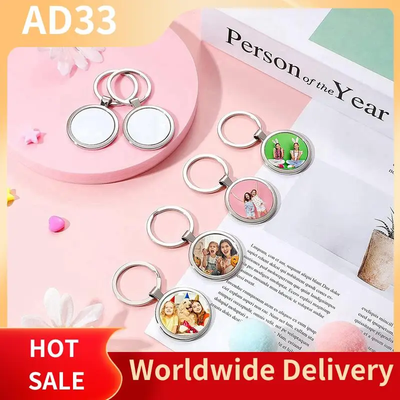 (High-Quality) 36 Pcs Sublimation Blank Keychain Round Heat Transfer Keychain Metal Board Key Rings Thick Sublimation Photo Keyc
(High-Quality) 36 Pcs Sublimation Blank Keychain Round Heat Transfer Keychain Metal Board Key Rings Thick Sublimation Photo Keyc