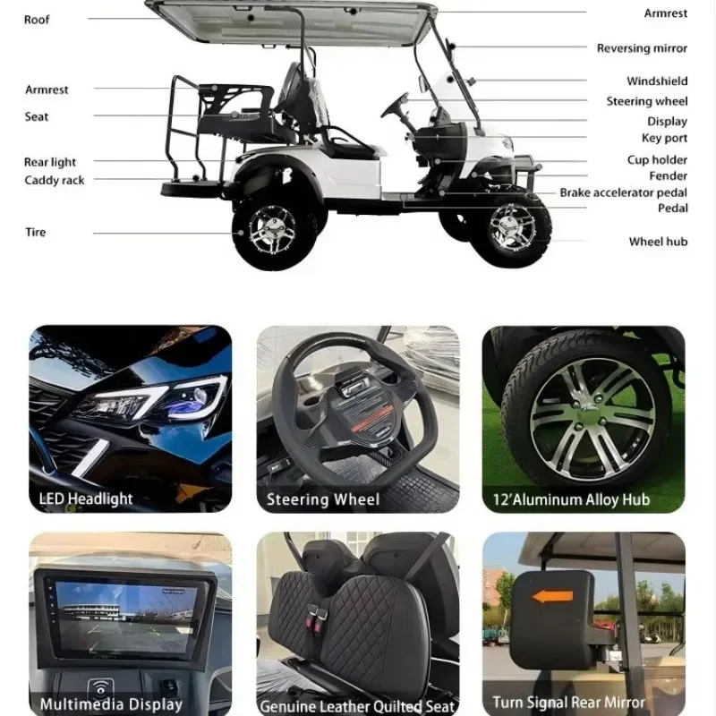 Factory Customized Good Quality Prices Electric China Golf Car 4 Seat Electric Golf Carts
Factory Customized Good Quality Prices Electric China Golf Car 4 Seat Electric Golf Carts