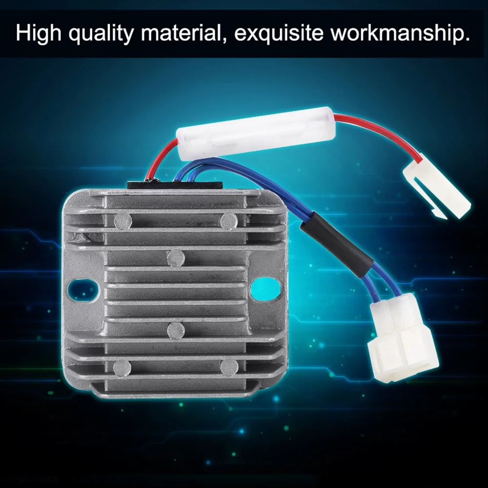 12V DC Voltage Regulator 178F/186F 2 Plugs/3 Wires Power Stabilizer AVR for KDE3500 5000 6500 6700 Generator Power Stabilization
12V DC Voltage Regulator 178F/186F 2 Plugs/3 Wires Power Stabilizer AVR for KDE3500 5000 6500 6700 Generator Power Stabilization