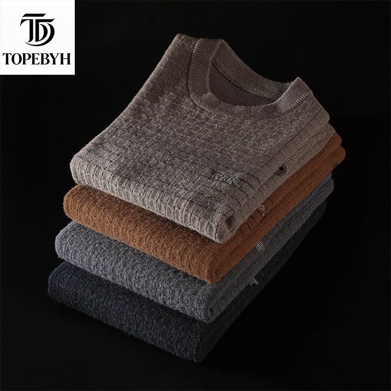 100% Pure Wool Sweater Long-Sleeve Wool Sweater Knitted Tops
100% Pure Wool Sweater Long-Sleeve Wool Sweater Knitted Tops