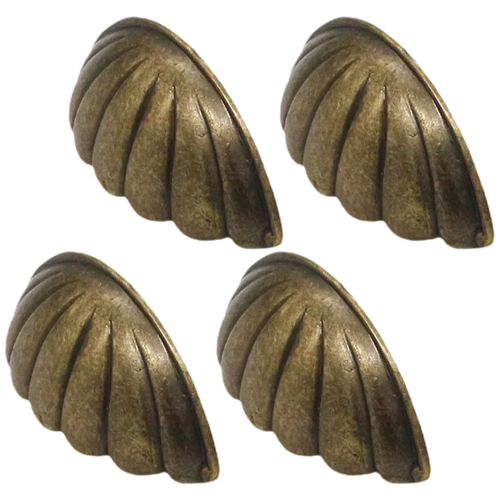 Shell Handle 4 Pcs Vintage Furniture Handles for Kitchen Wardrobe Drawers Dresser Closet Door Hardware
Shell Handle 4 Pcs Vintage Furniture Handles for Kitchen Wardrobe Drawers Dresser Closet Door Hardware
