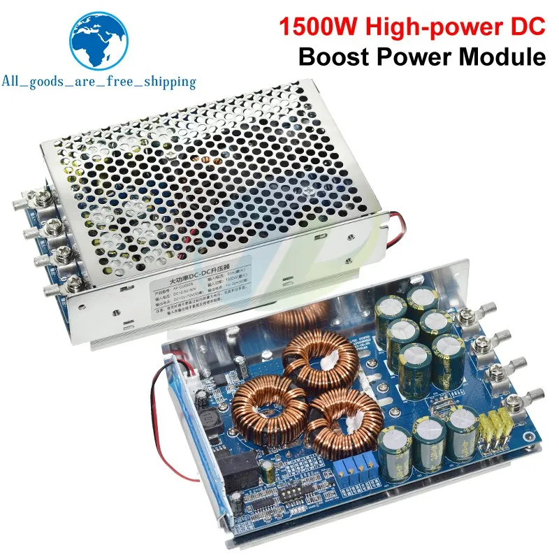 High Power Charging Power Supply 1500W 50A DC-DC 10.5-60V to 15-70V Step Up Boost Converter Voltage Regulator Power Transformer
High Power Charging Power Supply 1500W 50A DC-DC 10.5-60V to 15-70V Step Up Boost Converter Voltage Regulator Power Transformer