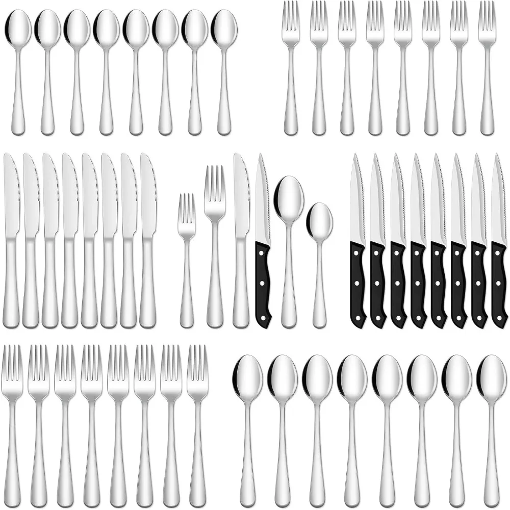 72 piece silverware set, 12 piece heavy-duty stainless steel cutlery set, food grade cutlery set,Mirror Finish, Dishwasher Safe
72 piece silverware set, 12 piece heavy-duty stainless steel cutlery set, food grade cutlery set,Mirror Finish, Dishwasher Safe