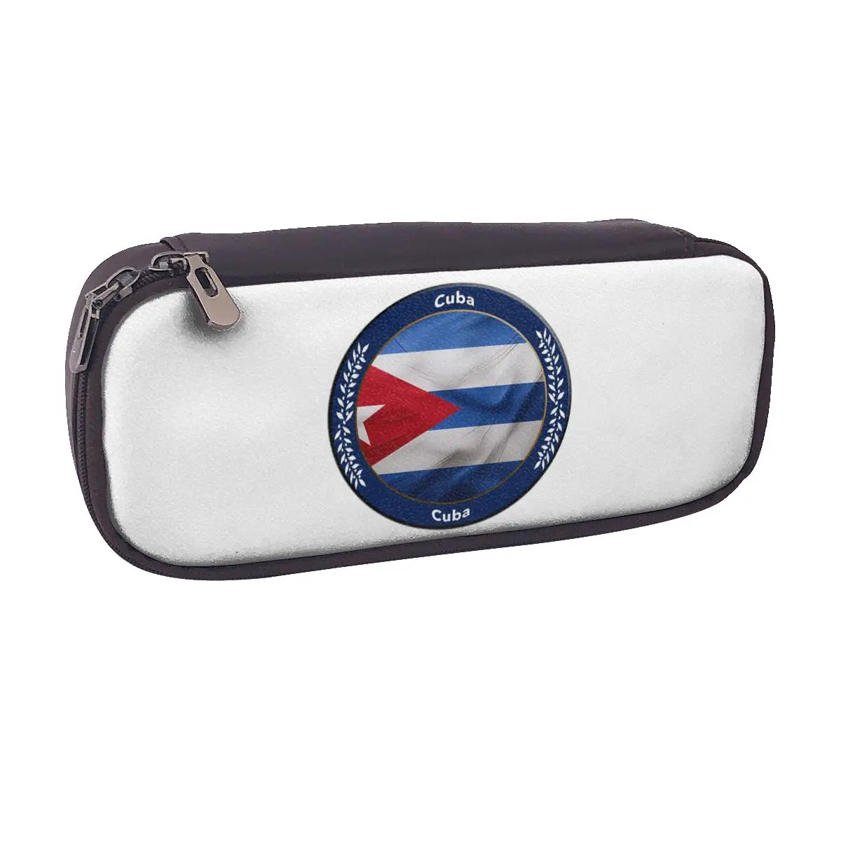 Кубинский флаг Гавана, кожаный пенал для мальчиков и девочек, школьная коробка для ручек, сумка-карандаш, канцелярские принадлежности
Кубинский флаг Гавана, кожаный пенал для мальчиков и девочек, школьная коробка для ручек, сумка-карандаш, канцелярские принадлежности