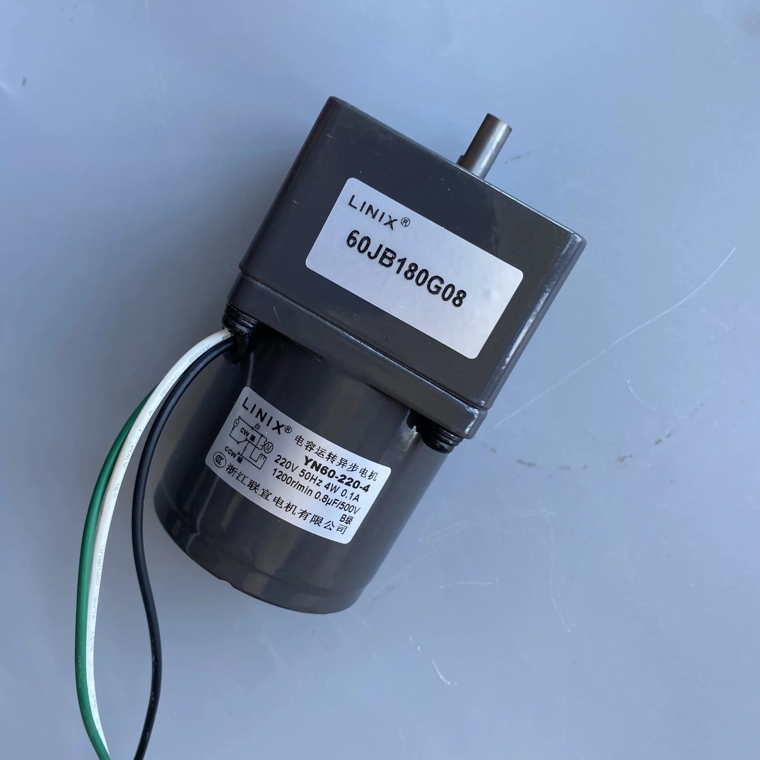 LINIX 60JB180G YN60-220-4 220V 50Hz 4w 0.1A electrical machinery
LINIX 60JB180G YN60-220-4 220V 50Hz 4w 0.1A electrical machinery