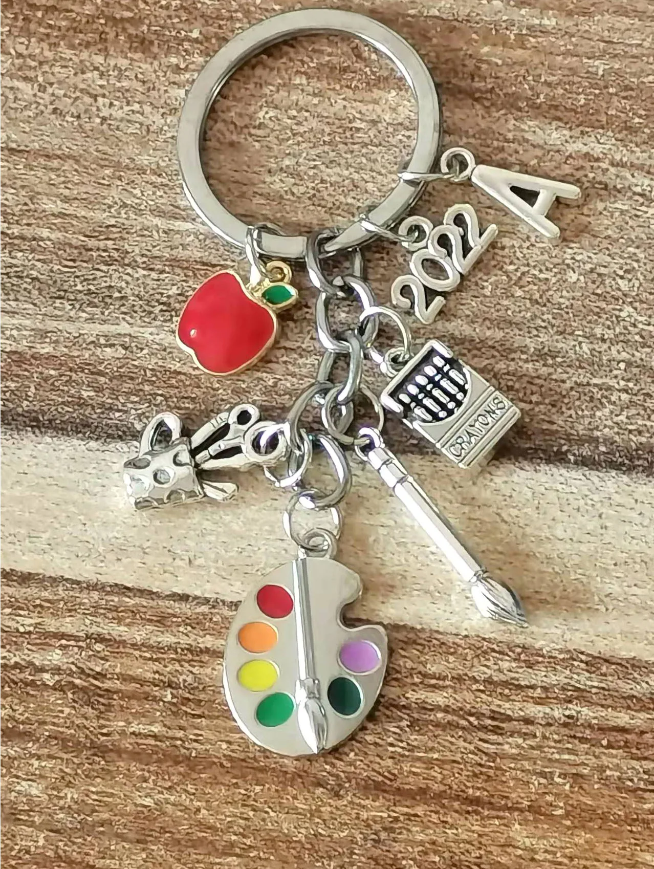 2022a-Z Letters Handmade Drawing Board Pen Holder Keychain Student Gift Keyring Handmade Jewelry Teacher'S Day Gift Keychain
2022a-Z Letters Handmade Drawing Board Pen Holder Keychain Student Gift Keyring Handmade Jewelry Teacher'S Day Gift Keychain