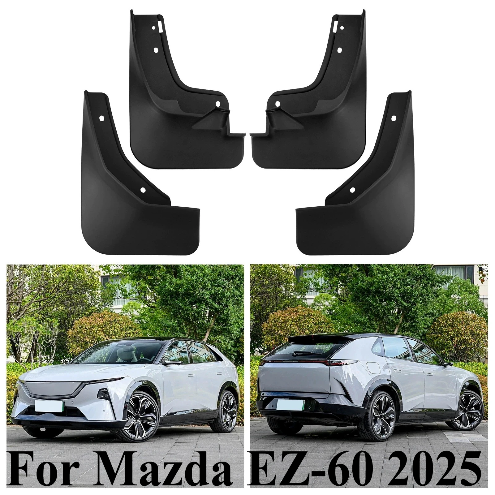 Брызговики — брызговики для передних и задних шин, прочные аксессуары для внешней модификации автомобиля по индивидуальному заказу для Mazda EZ-60 2025
Брызговики — брызговики для передних и задних шин, прочные аксессуары для внешней модификации автомобиля по индивидуальному заказу для Mazda EZ-60 2025