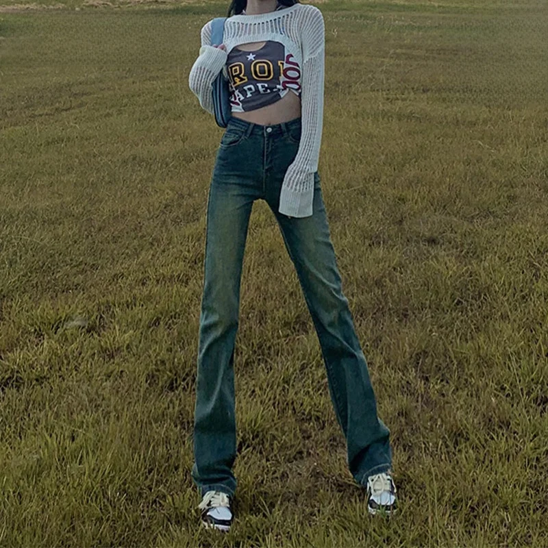 American Retro High Waist Slim Fit Straight Leg Jeans for Women Spring 2025 New Sle Off High Elastici Ladies Jeans
American Retro High Waist Slim Fit Straight Leg Jeans for Women Spring 2025 New Sle Off High Elastici Ladies Jeans