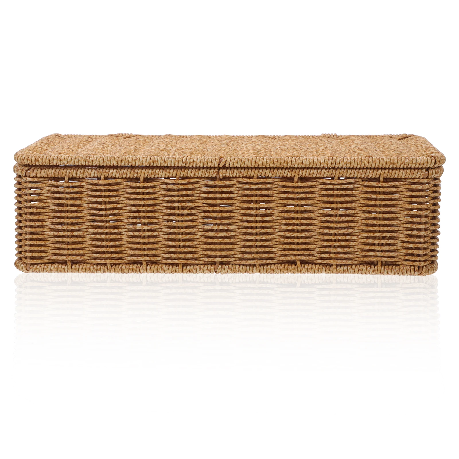 Woven Storage Box Imitation Rattan Handmade Basket Home Decor Organizer Bin Container Plastic Sundry rustic Storage
Woven Storage Box Imitation Rattan Handmade Basket Home Decor Organizer Bin Container Plastic Sundry rustic Storage