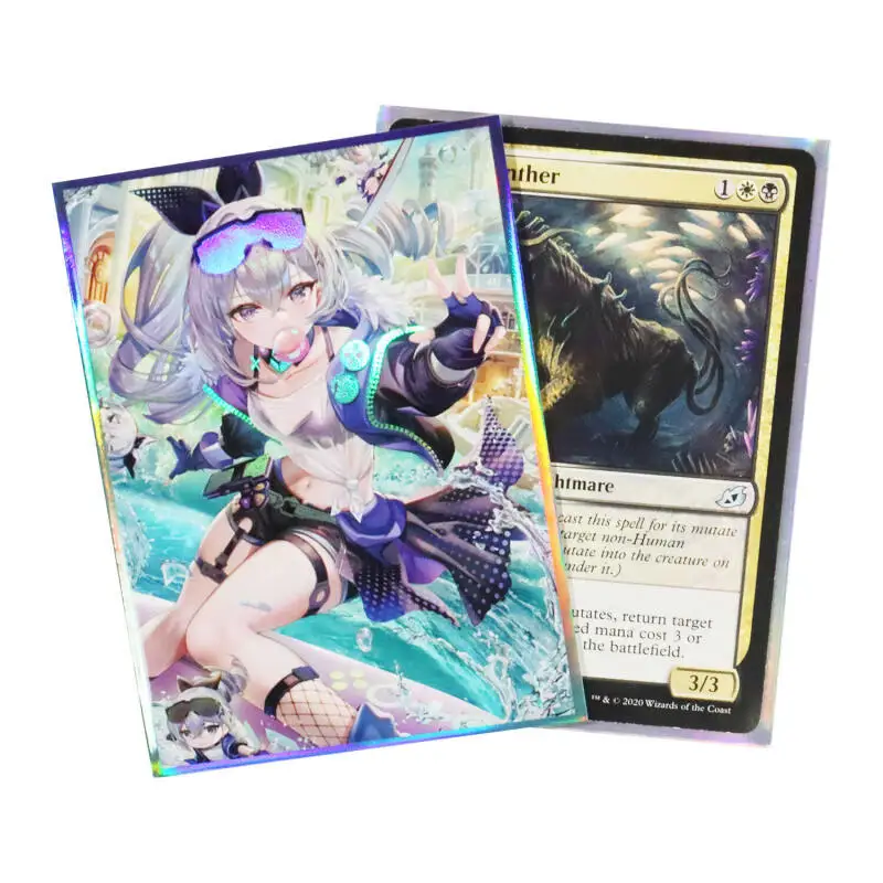 Набор из 60 шт. защитных чехлов для карт Honkai: Star Rail Silver Wolf, для коллекционных карт PTCG, аниме-игр, подарок, игрушка, 67*92 мм
Набор из 60 шт. защитных чехлов для карт Honkai: Star Rail Silver Wolf, для коллекционных карт PTCG, аниме-игр, подарок, игрушка, 67*92 мм