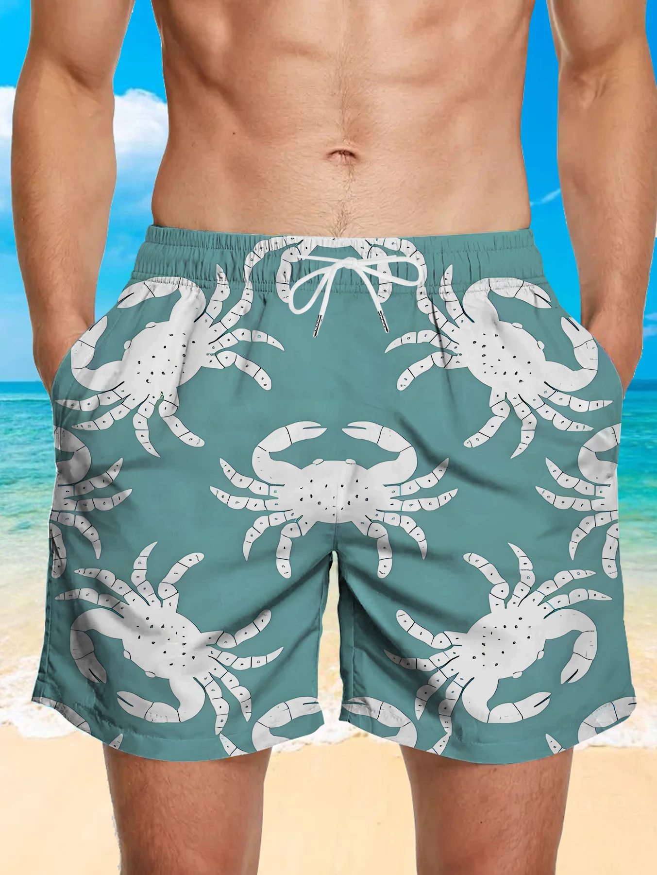 Men Summer Casual Shorts Full Digital Print Soft Polyester Quick Dry Beachwear
Men Summer Casual Shorts Full Digital Print Soft Polyester Quick Dry Beachwear
