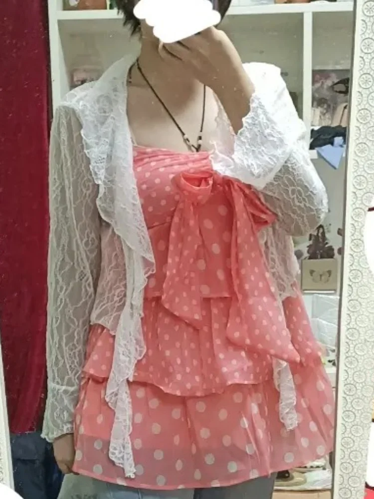 2025 винтажные элегантные женские комплекты с сказочным бантом Y2k 2000-х годов, эстетичный ретро шифоновый дизайн, костюм с юбкой, женский шикарный корейский популярный костюм 
2025 винтажные элегантные женские комплекты с сказочным бантом Y2k 2000-х годов, эстетичный ретро шифоновый дизайн, костюм с юбкой, женский шикарный корейский популярный костюм