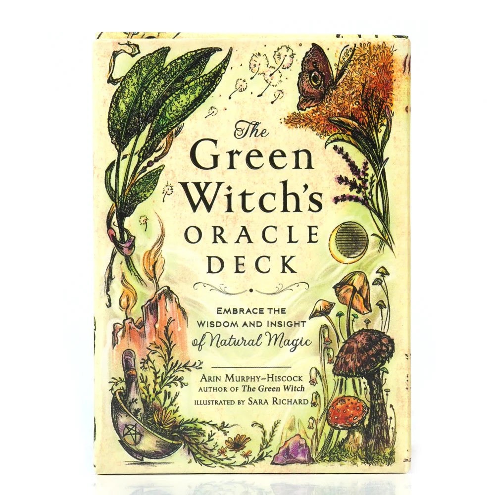The Green Witch's Oracle Deck Embrace the Wisdom and Insight of Natural Magic Green Witch Witchcraft Series Tarot Cards
The Green Witch's Oracle Deck Embrace the Wisdom and Insight of Natural Magic Green Witch Witchcraft Series Tarot Cards