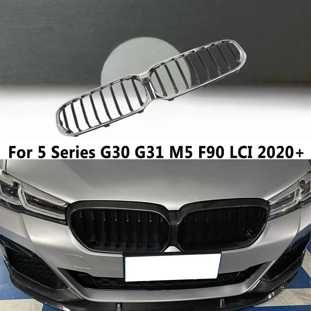 G30 Half Chome Single Line Front Kidney Bumper Grille For BMW 5 Series G30 G31 M5 F90 Replacement Grill 2020-2023 LCI
G30 Half Chome Single Line Front Kidney Bumper Grille For BMW 5 Series G30 G31 M5 F90 Replacement Grill 2020-2023 LCI