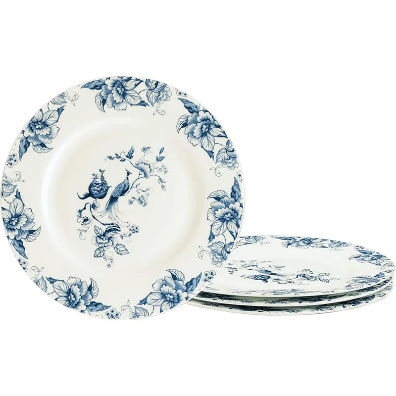 Набор из 4 десертных тарелок из костяного фарфора 8 дюймов, европейские синие тарелки для пасты с цветочным узором, фарфоровые салатники для супа, тарелки для микроволновой печи
Набор из 4 десертных тарелок из костяного фарфора 8 дюймов, европейские синие тарелки для пасты с цветочным узором, фарфоровые салатники для супа, тарелки для микроволновой печи