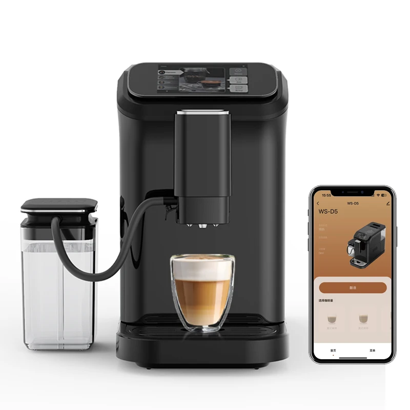 20Bar TFT Touch Screen Smart Wifi Cappuccino Latt Coffee Making Machine Fully Automatic Coffee Machine
20Bar TFT Touch Screen Smart Wifi Cappuccino Latt Coffee Making Machine Fully Automatic Coffee Machine