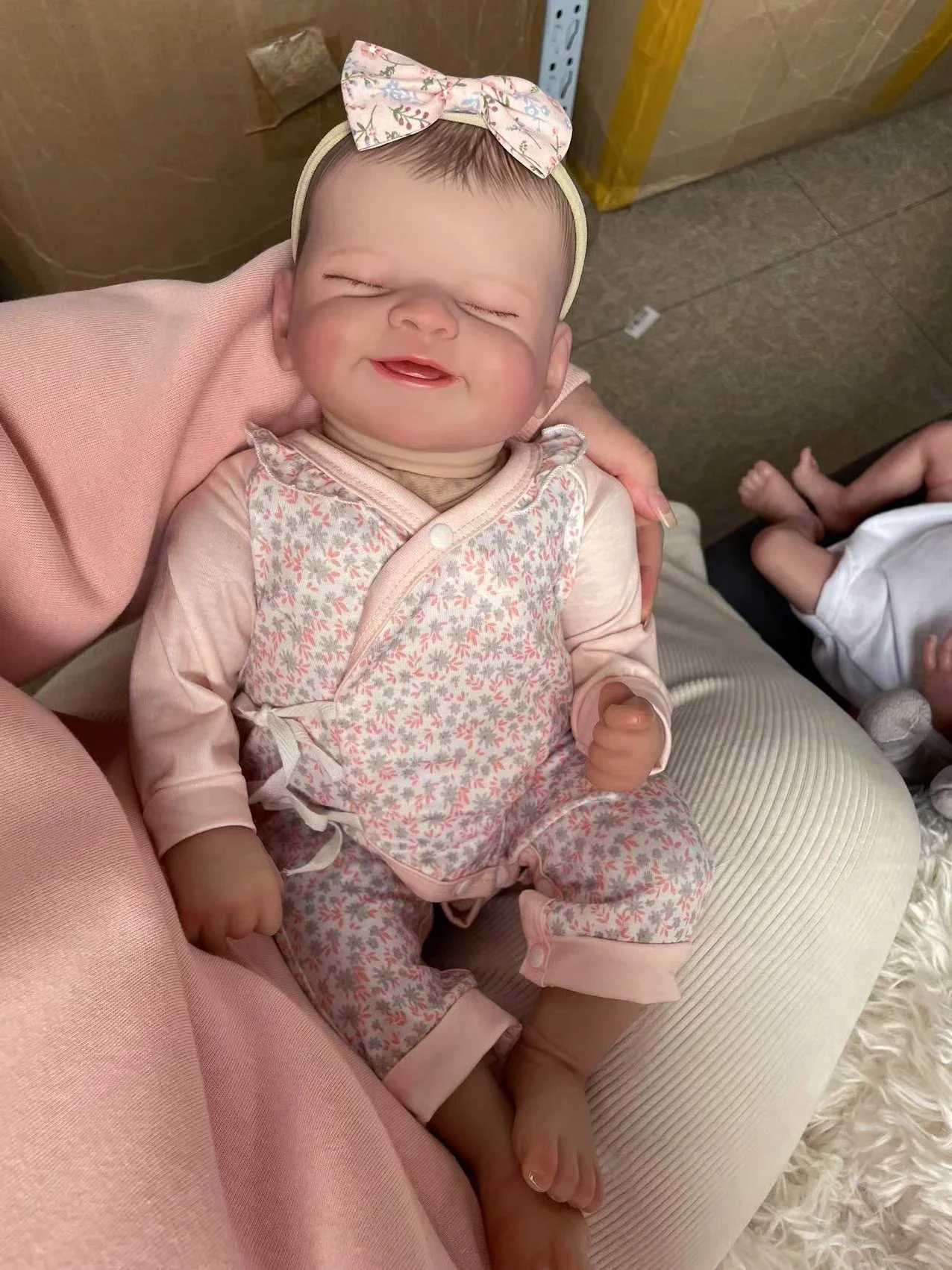 19inch Reborn Baby Doll Alisha Same As Picture Soft Body Lifelike Newborn Baby with Visible Veins Real Looking Baby Dolls
19inch Reborn Baby Doll Alisha Same As Picture Soft Body Lifelike Newborn Baby with Visible Veins Real Looking Baby Dolls