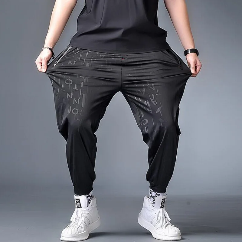 Big Size Lightweight Pants Men Jogger Streetwear Casual Harem Pant Letter Print Sweatpants
Big Size Lightweight Pants Men Jogger Streetwear Casual Harem Pant Letter Print Sweatpants