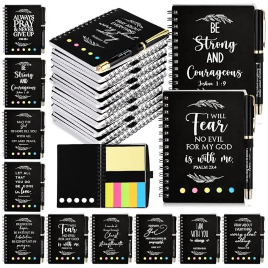 30 Set/ 60 Pcs Mother's Day Christian Gift Bulk with Pocket Spiral Religious Notebook with Sticky Notes Bible Verse Pens Prayer
30 Set/ 60 Pcs Mother's Day Christian Gift Bulk with Pocket Spiral Religious Notebook with Sticky Notes Bible Verse Pens Prayer