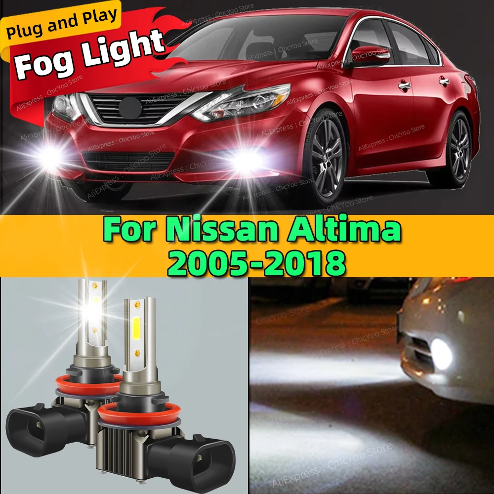 2 шт. светодиодные противотуманные фары, аксессуары для передних противотуманных фар Canbus 6000K для Nissan Altima 2005 2006 2007 2008 2009 2010 2011 2012-2018
2 шт. светодиодные противотуманные фары, аксессуары для передних противотуманных фар Canbus 6000K для Nissan Altima 2005 2006 2007 2008 2009 2010 2011 2012-2018