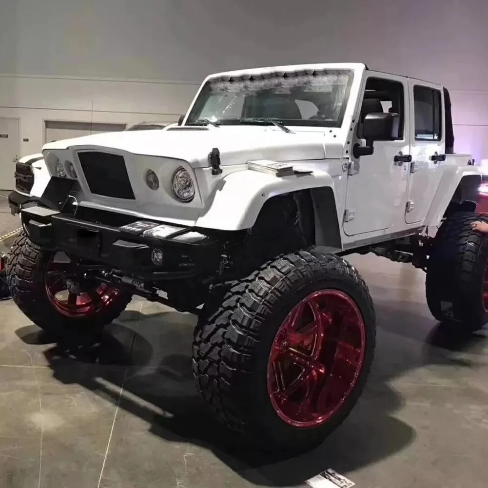 Fiberglass Body Kits For Jeep JK 2007-on Retro Hood Grille Fender For Wrangler 4x4 Auto Parts
Fiberglass Body Kits For Jeep JK 2007-on Retro Hood Grille Fender For Wrangler 4x4 Auto Parts