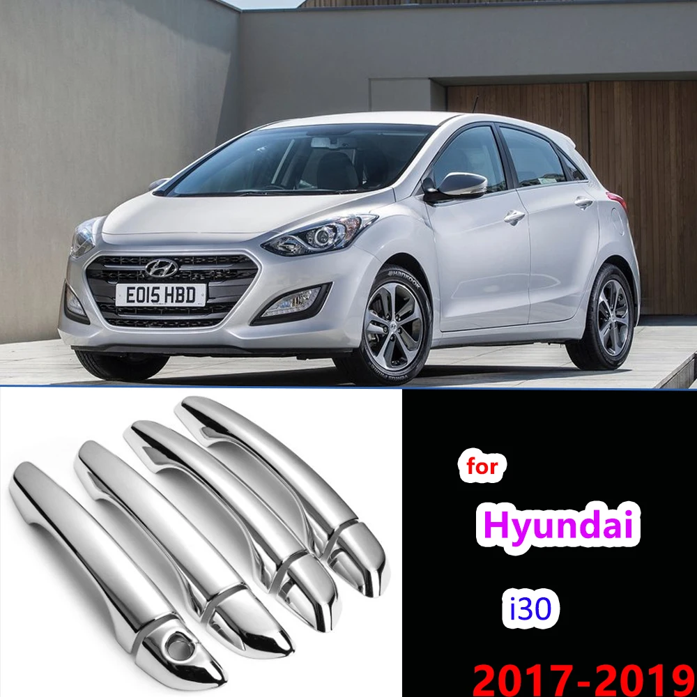 For Hyundai i30 Elantra GT PD 2017 2018 2019 New Chrome Car Side Door Handle Cover Trim Sticker Car Accessories
For Hyundai i30 Elantra GT PD 2017 2018 2019 New Chrome Car Side Door Handle Cover Trim Sticker Car Accessories