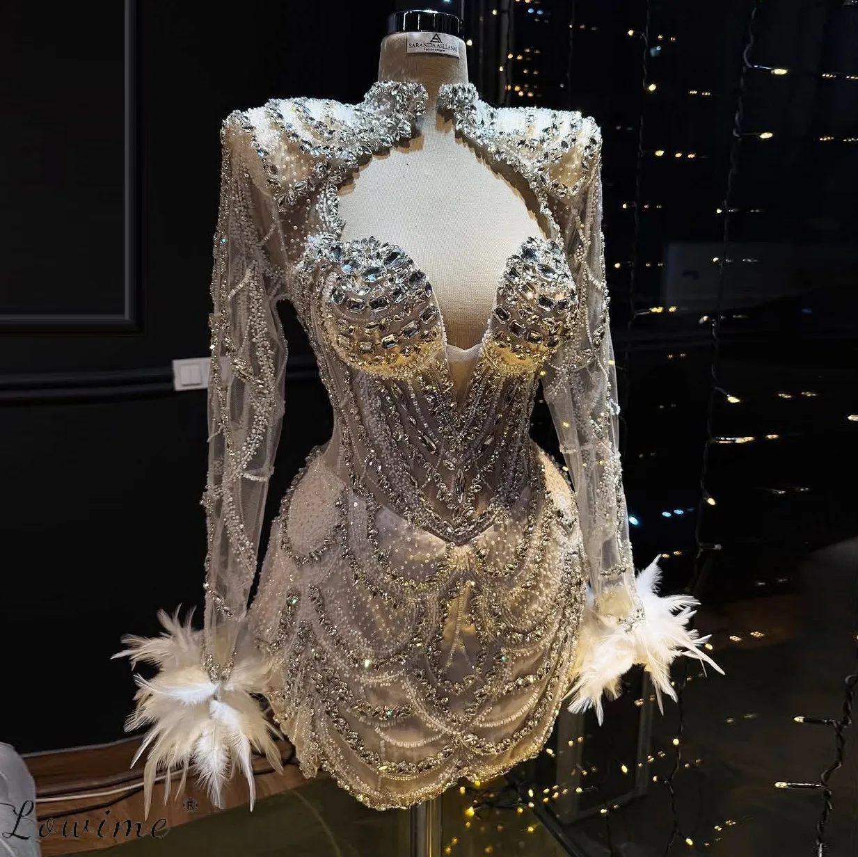 Luxurious Full Rhinestones Short Dress Women Evening Prom Celebrity Sexy Mesh Dress
Luxurious Full Rhinestones Short Dress Women Evening Prom Celebrity Sexy Mesh Dress