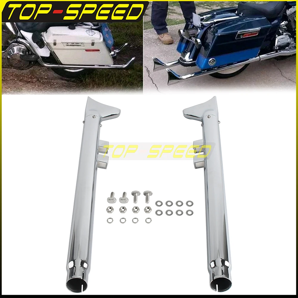 Exhaust Muffler Pipe Durable Motorbike Accessories For Harley Touring Road King Street Road Electra Glide CVO Dual Exhaust 95-16
Exhaust Muffler Pipe Durable Motorbike Accessories For Harley Touring Road King Street Road Electra Glide CVO Dual Exhaust 95-16